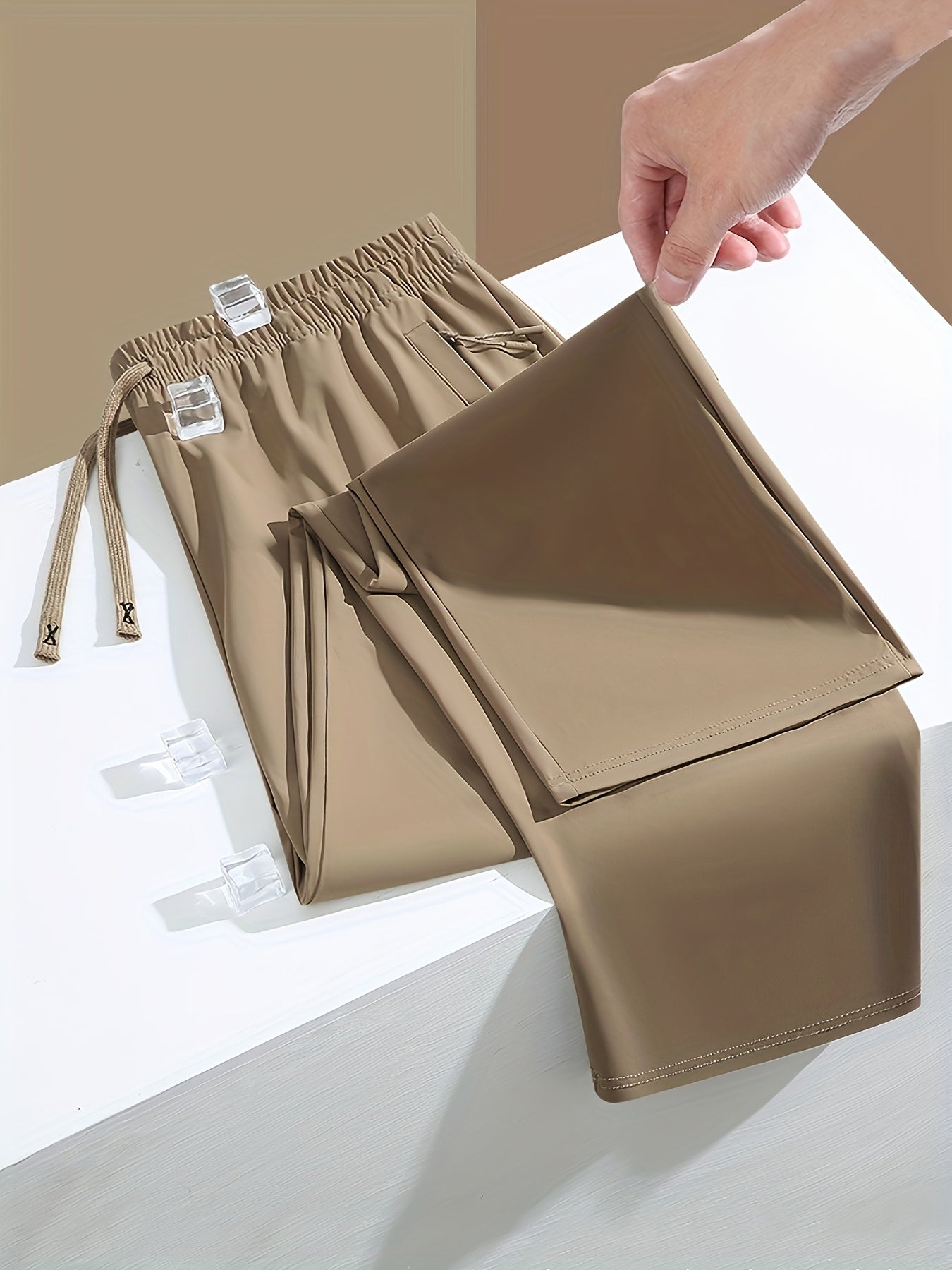 Women's Fashionable Casual Sport Pants, Soft and Skin-friendly, Breathable and Not Stuffy, Made with Nylon and Spandex Fabric, Fabric Weight 150, Machine Washable but Not Dry Cleanable, with a Convenient Stylish Pocket Design, Suitable for Outdoor