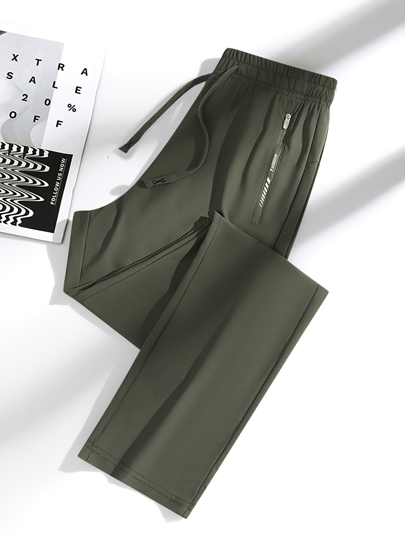 Women's Quick-Dry Nylon Sports Pants with Drawstring Waist, Casual Long Trousers for Outdoor Activities - Spring/Summer/Fall, Summer, Direct Mouth