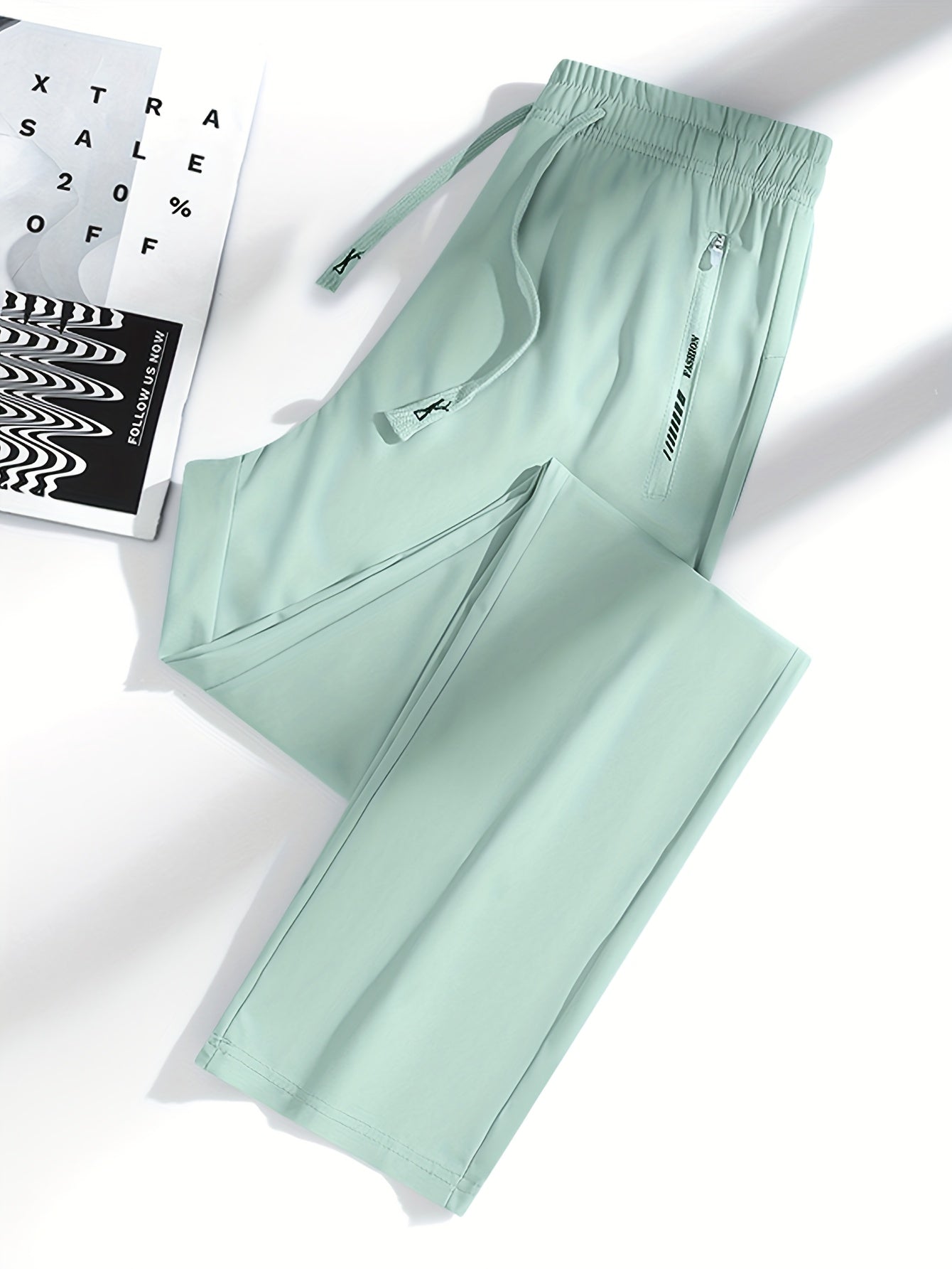 Women's Quick-Dry Nylon Sports Pants with Drawstring Waist, Casual Long Trousers for Outdoor Activities - Spring/Summer/Fall, Summer, Direct Mouth