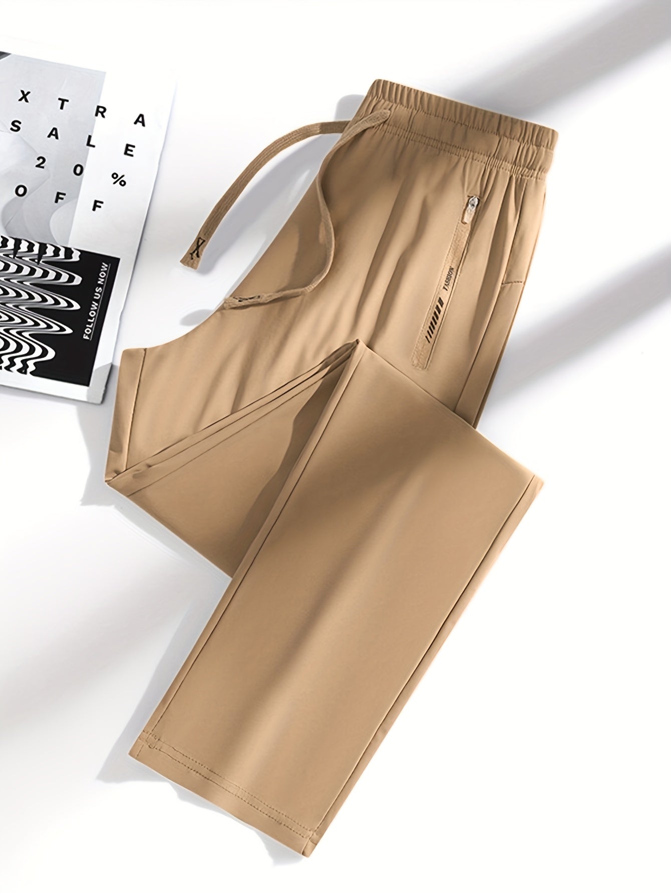 Women's Quick-Dry Nylon Sports Pants with Drawstring Waist, Casual Long Trousers for Outdoor Activities - Spring/Summer/Fall, Summer, Direct Mouth