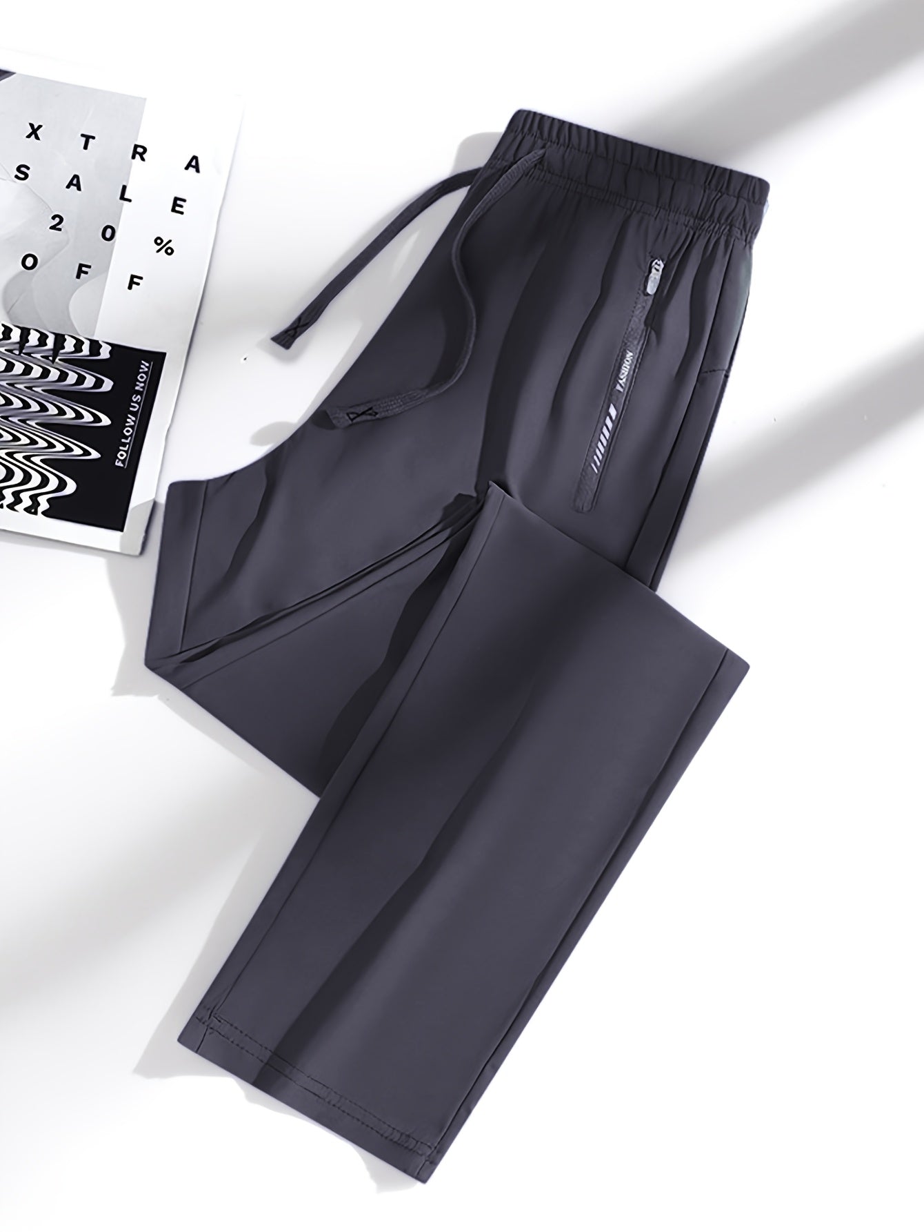 Women's Quick-Dry Nylon Sports Pants with Drawstring Waist, Casual Long Trousers for Outdoor Activities - Spring/Summer/Fall, Summer, Direct Mouth