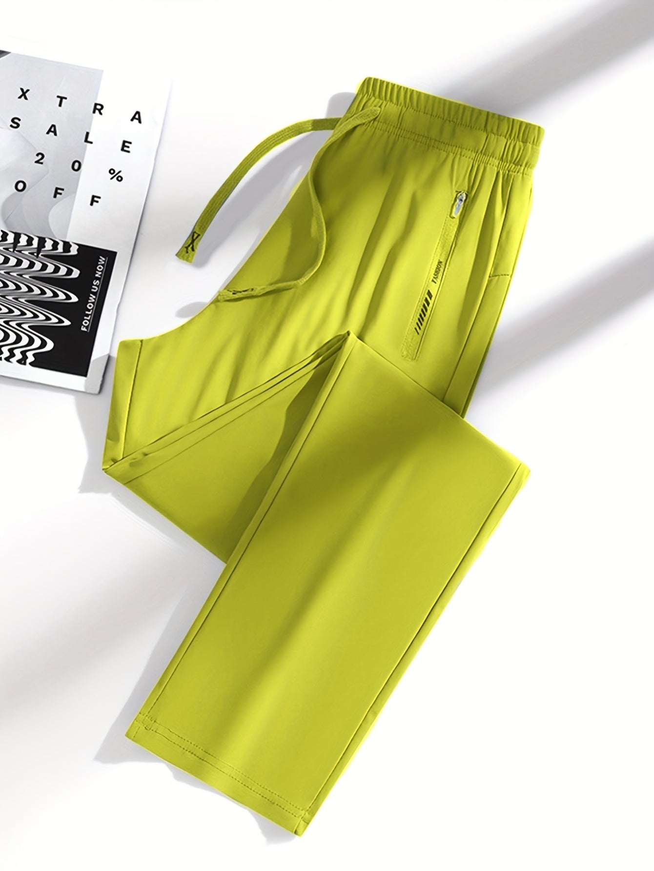 Women's Quick-Dry Nylon Sports Pants with Drawstring Waist, Casual Long Trousers for Outdoor Activities - Spring/Summer/Fall, Summer, Direct Mouth