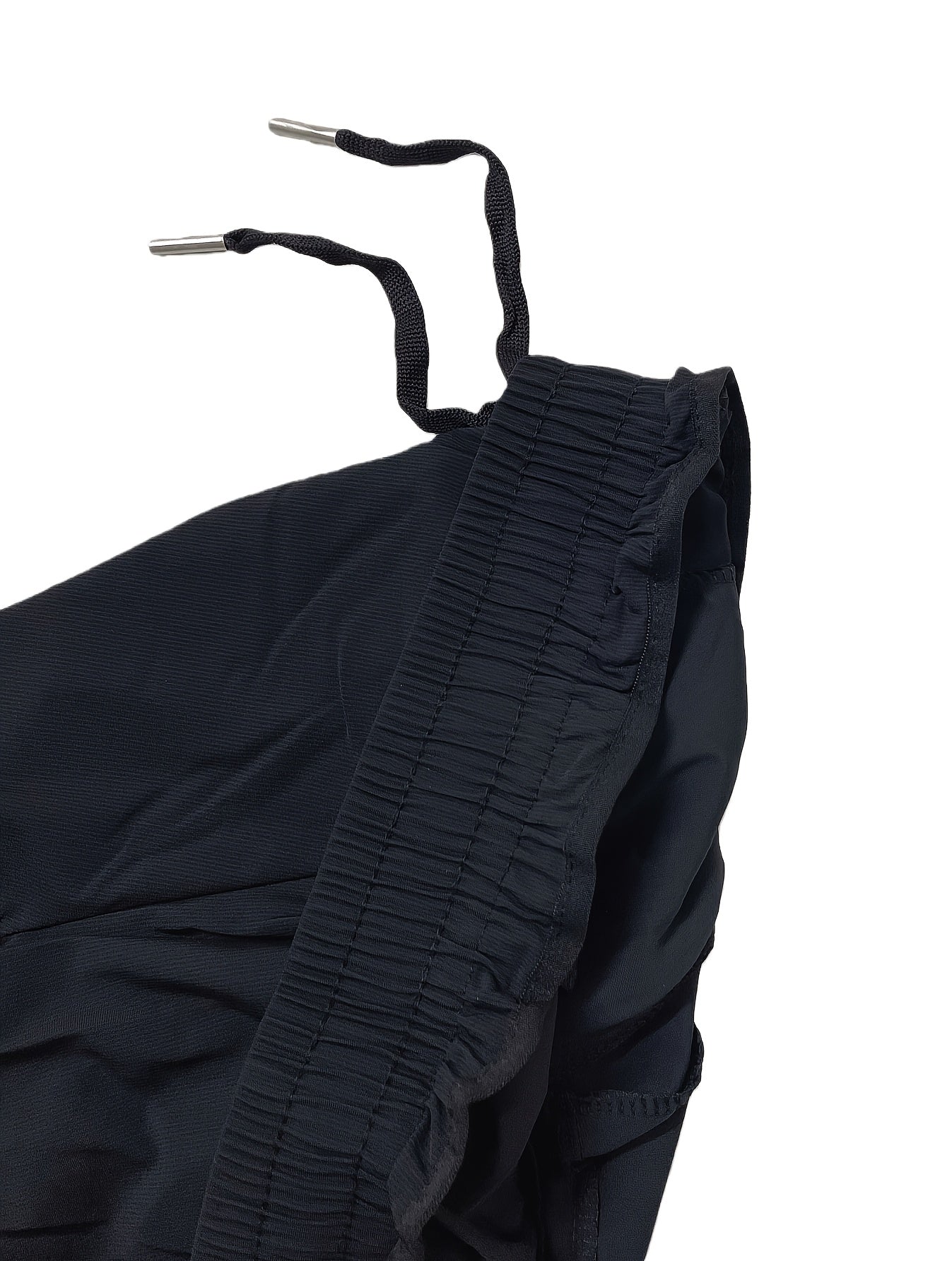 1pc Women's Spring/Summer Sports Trousers Lce Sliky Fiber Fabric Drawstring Casual Elastic Waist Pants Women's High-Waisted Athletic Gym Shorts
